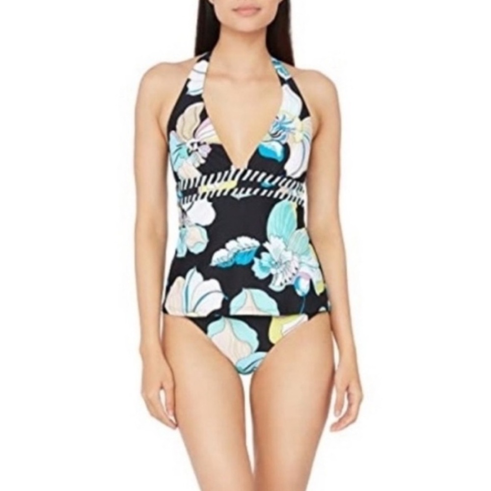NWT Trina Turk Sintra Floral Tankini two piece size 8